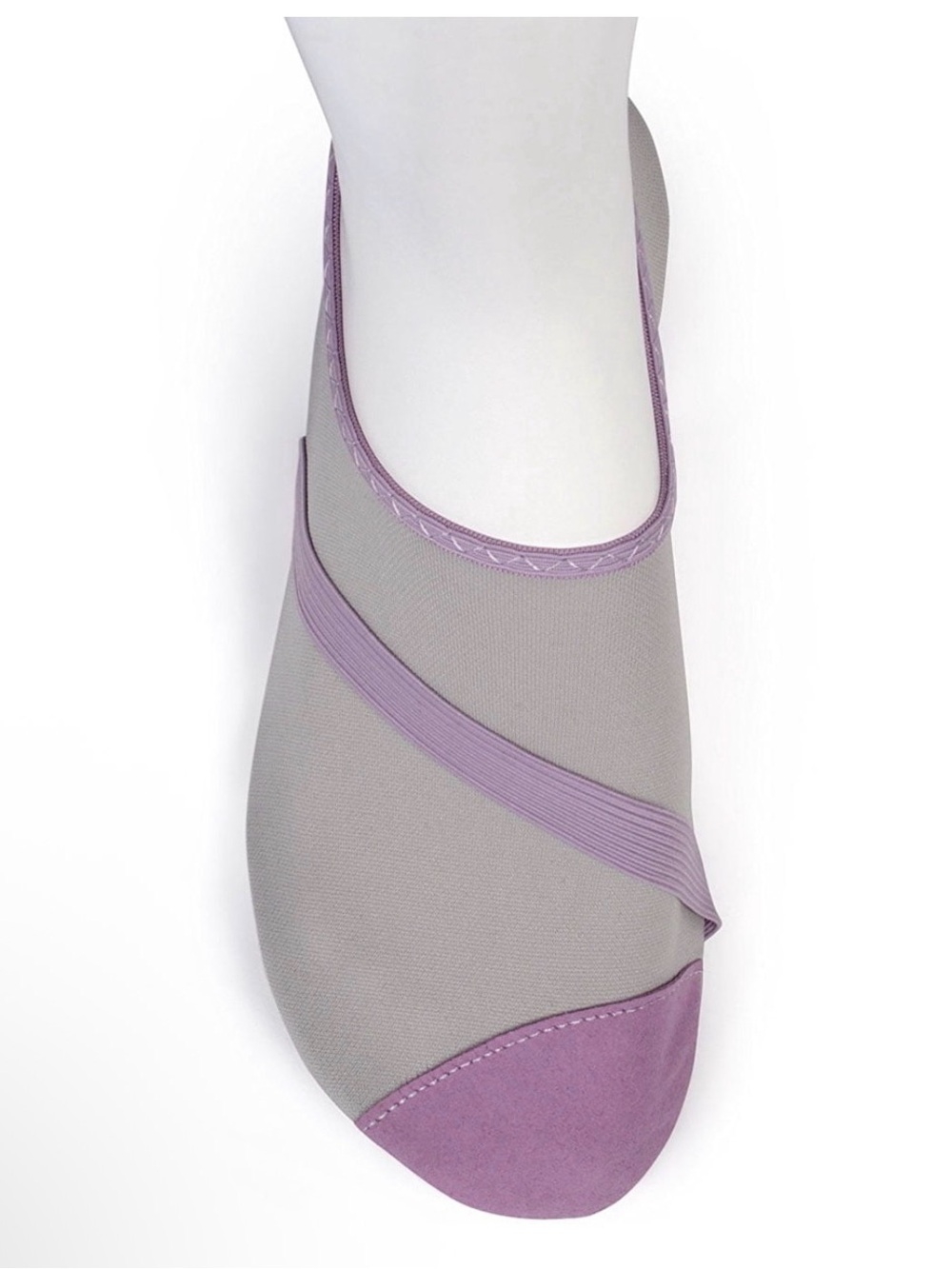 FITKICKS Non-Slip Grip Pilates Socks for Yoga/Pilates Gray,Pink,Purple & Black